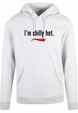 Hoodie - I'm chilly hot White