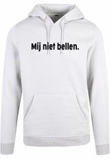 Hoodie - Mij niet bellen White