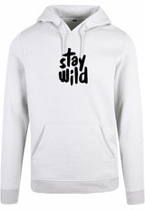 Hoodie - Stay Wild White