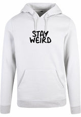 Hoodie - Stay Wierd White