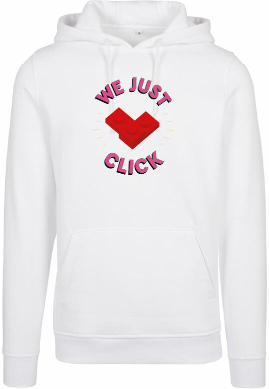 Hoodie - We just clic White