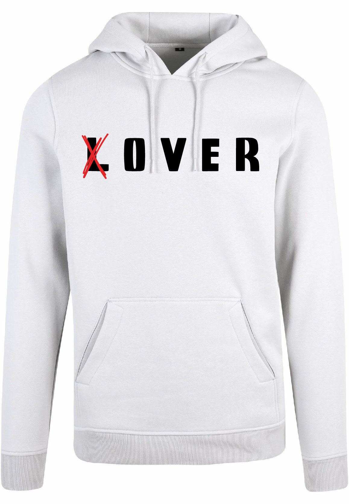 Hoodie - (L)over White