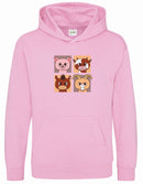 Kids - Hoodie - Animal Square 2