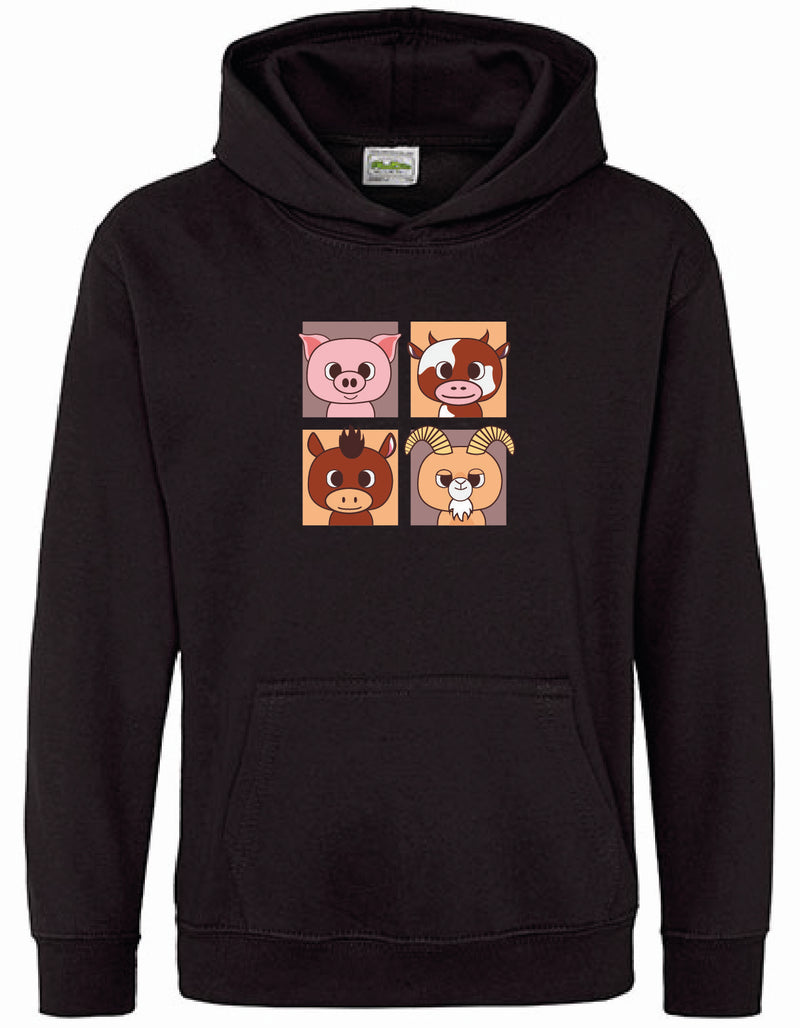 Kids - Hoodie - Animal Square 2