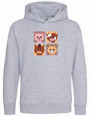 Kids - Hoodie - Animal Square 2