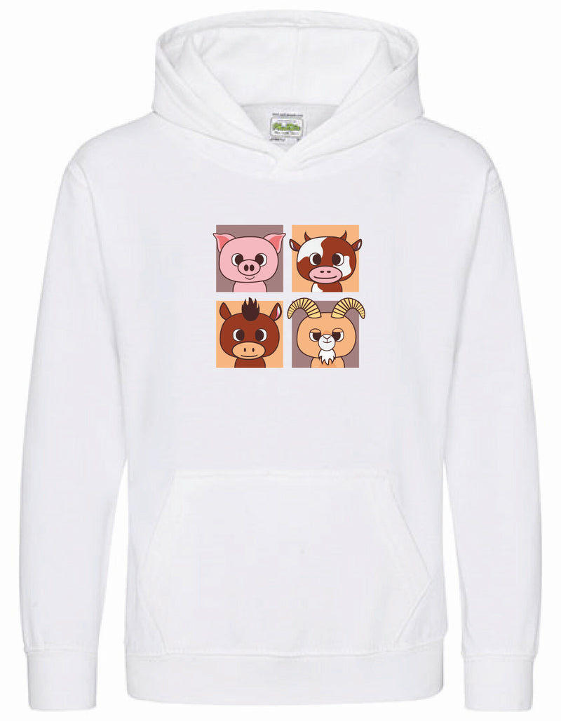 Kids - Hoodie - Animal Square 2