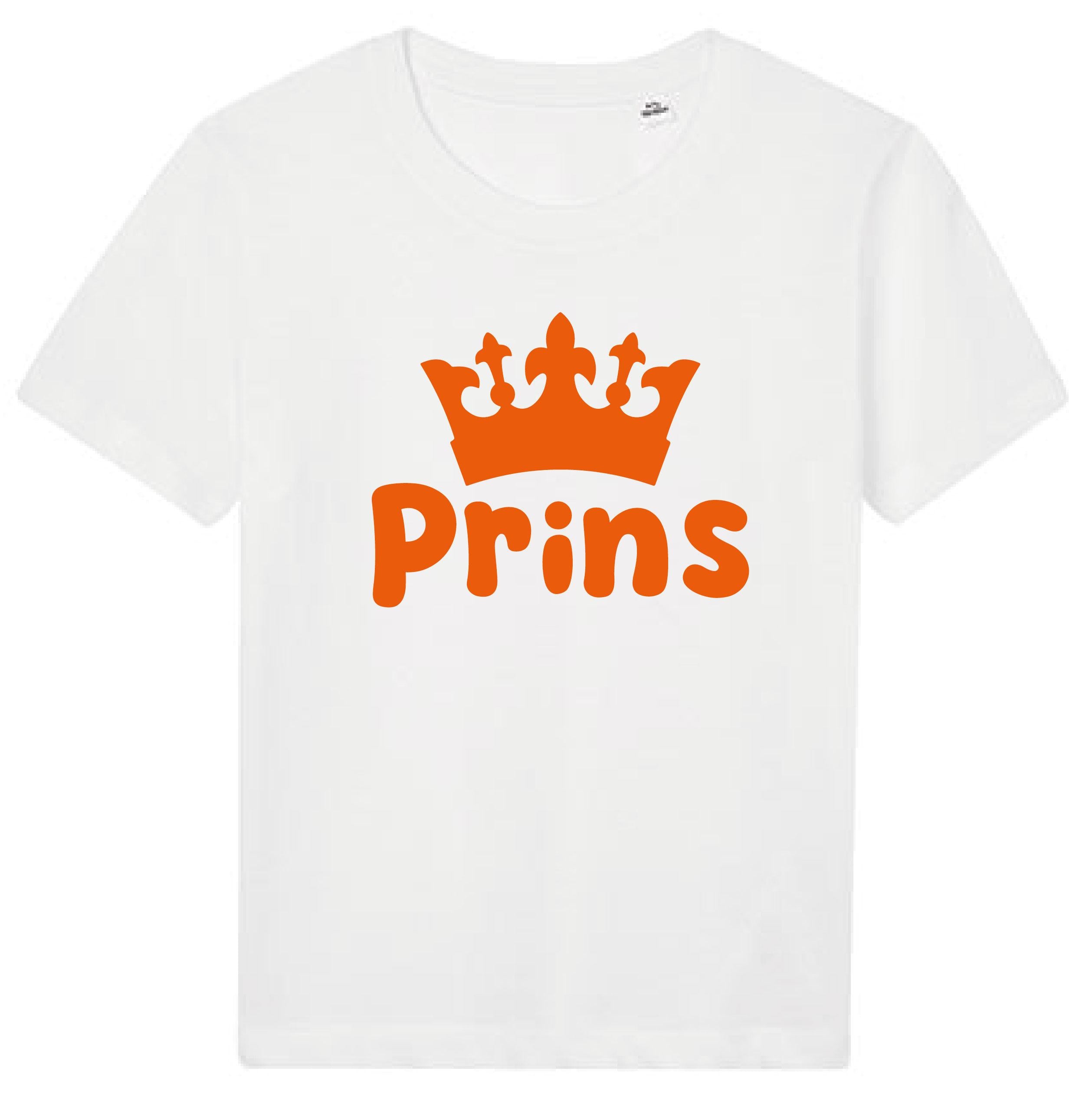 Kindershirt Prins Wit