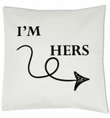 Kussen - I'm hers White