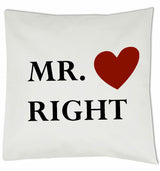 Kussen - Mr Right White