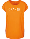T-Shirts Dames Oranje Oranje - Wit