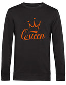 Sweater Queen Zwart - Oranje