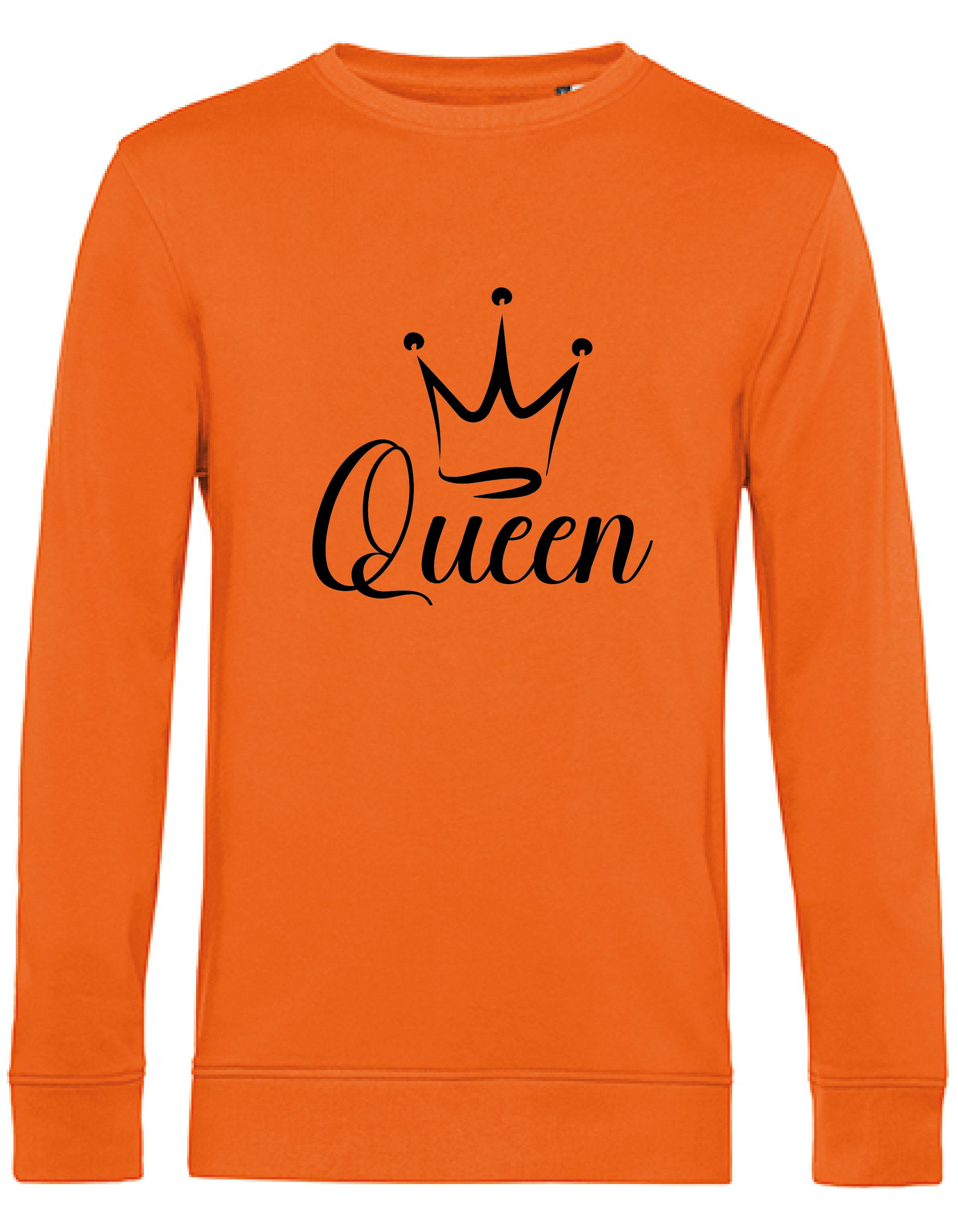 Sweater Queen Oranje - Zwart