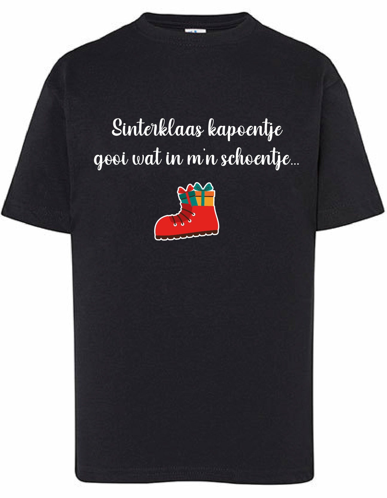 Kids - T-Shirts - Sinterklaas kapoentje Zwart