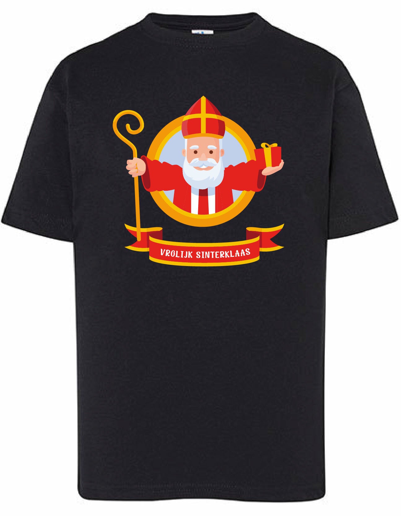 Kids - T-Shirts - Sinterklaas Zwart