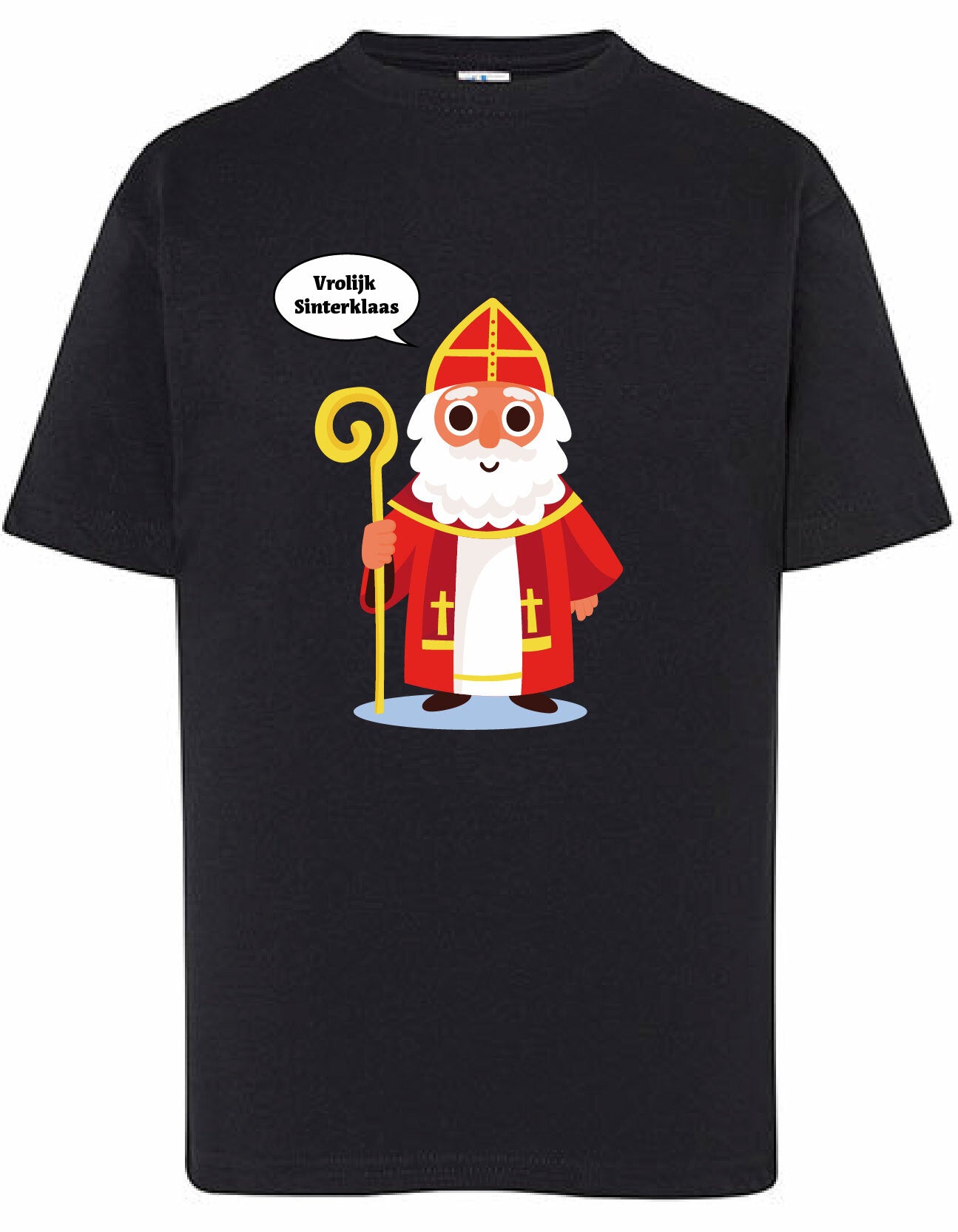 Kids - T-Shirts - Sinterklaas 2 Zwart