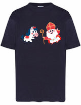 Kids - T-Shirts - Sint en Piet Blauw