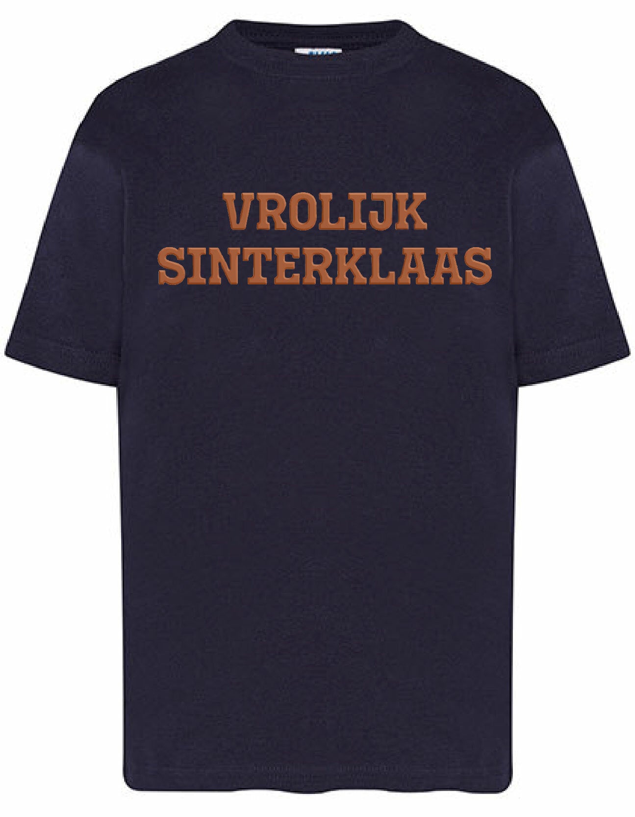 Kids - T-Shirts - Chocolade letters Blauw