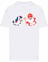 Kids - T-Shirts - Sint en Piet Wit