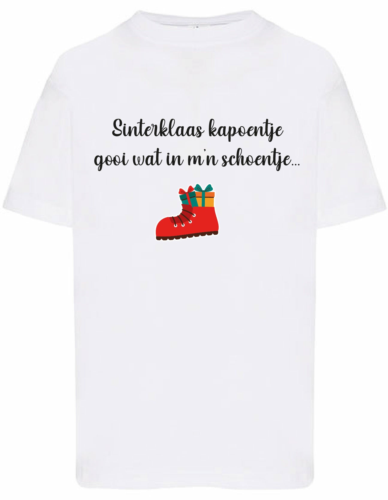 Kids - T-Shirts - Sinterklaas kapoentje Wit