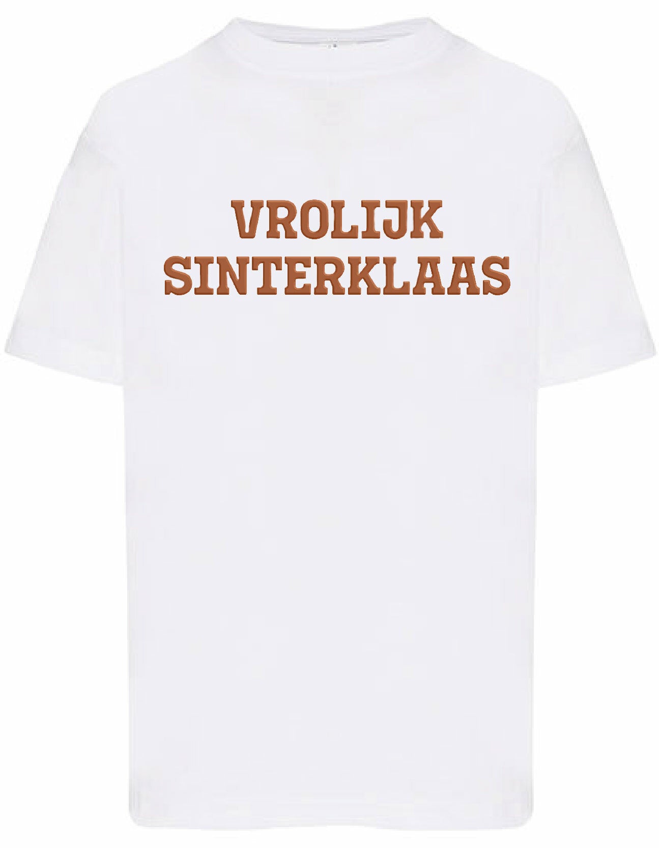 Kids - T-Shirts - Chocolade letters Wit