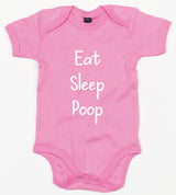 Rompertje - Eat, Sleep, Poop Bubble Gum Pink