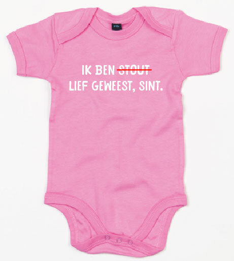 Rompertje Ik ben... Bubble Gum Pink