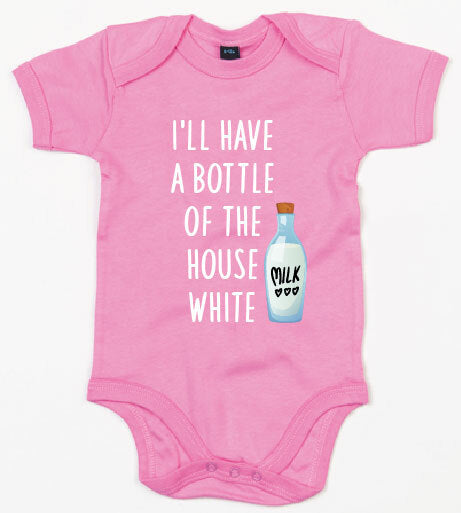 Rompertje - House White Bubble Gum Pink