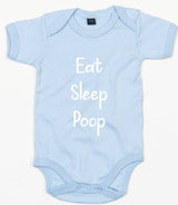 Rompertje - Eat, Sleep, Poop Dusty Blue