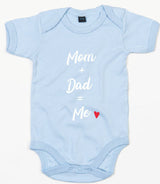 Rompertje - Mom + Dad = Me Dusty Blue