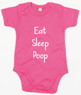 Rompertje - Eat, Sleep, Poop Fuchsia