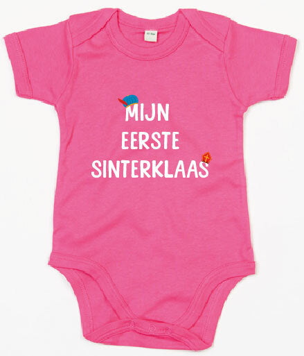 Rompertje Mijn eerste Sinterklaas Fuchsia