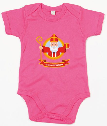 Rompertje Vrolijk Sinterklaas Fuchsia