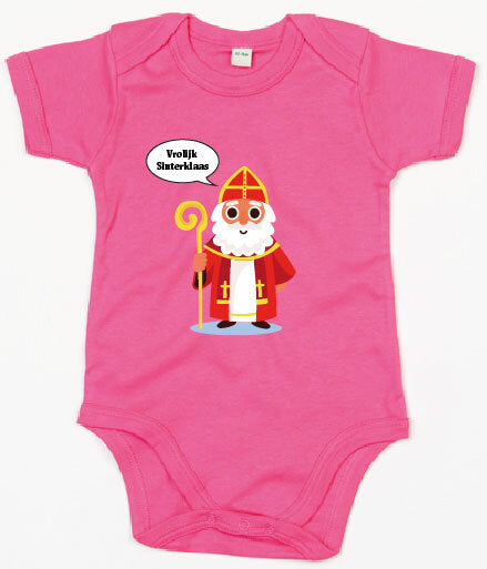 Rompertje Vrolijk Sinterklaas 2 Fuchsia