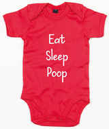 Rompertje - Eat, Sleep, Poop Red