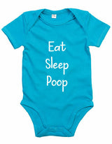Rompertje - Eat, Sleep, Poop Surf Blue