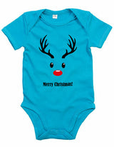 Rompertje - Merry Christmas deer Surf Blue