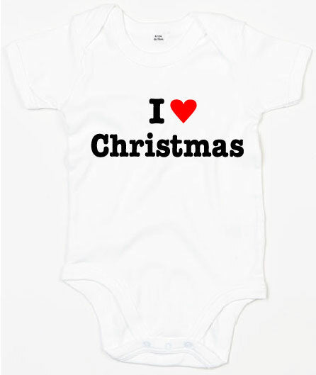 Rompertje - I Love Christmas Wit