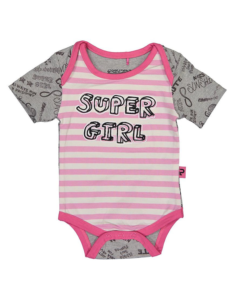 5-delige Baby Giftset - Thema: Super Girl