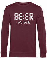 Sweater - Beer O'Clock Burgundy