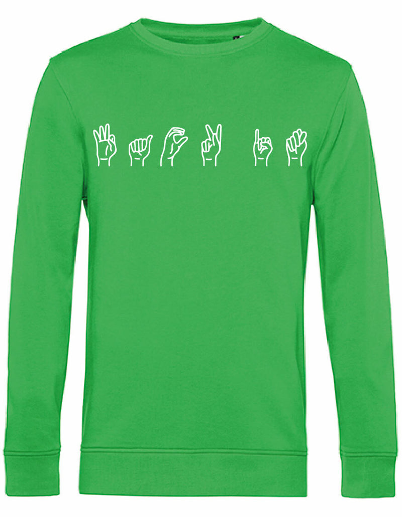 Sweater - Gebarentaal; Fack it
