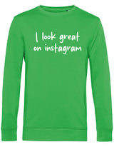 Sweater - I look great Apple Green