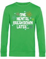 Sweater - One breakdown later Apple Green