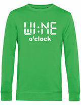 Sweater - Wine O'Clock Apple Green