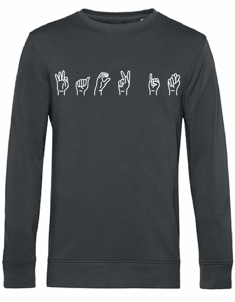Sweater - Gebarentaal; Fack it