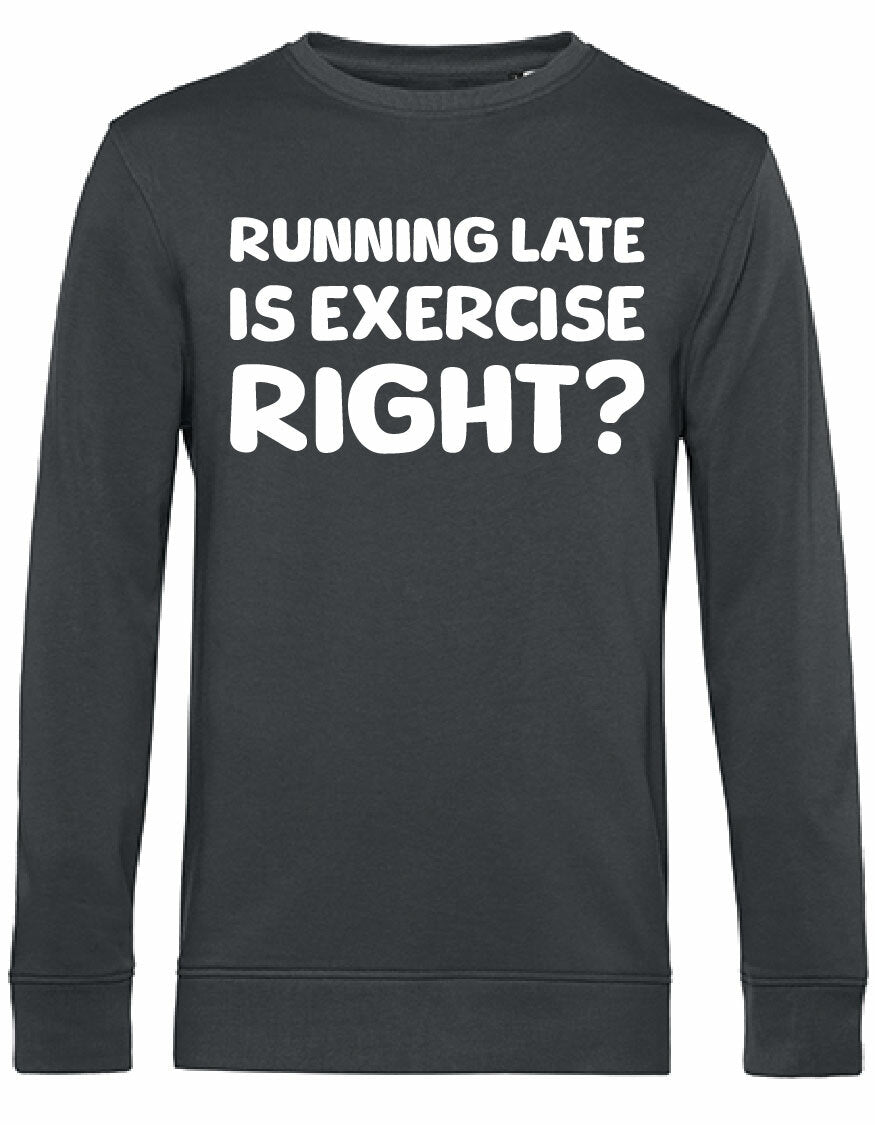 Sweater - Running late Asphalt
