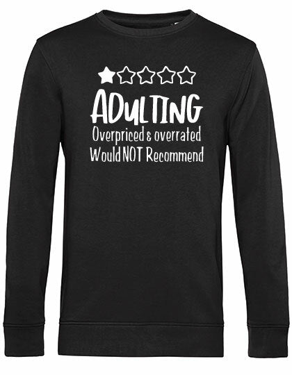 Sweater - Adulting Black