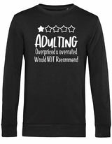 Sweater - Adulting Black