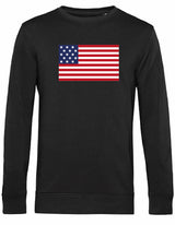 Sweater - American Flag Black