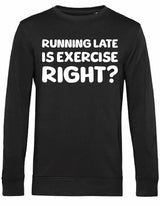 Sweater - Running late Black