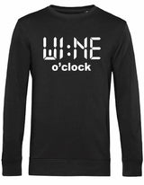 Sweater - Wine O'Clock Black